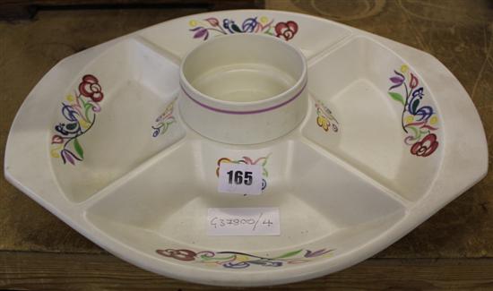 Poole pottery hors doevres dish
